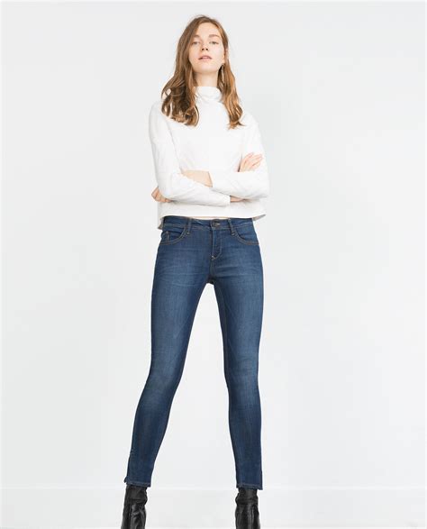 zara blue jeans